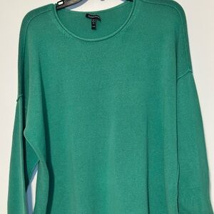 Eileen Fisher Green Crew Neck Sweater